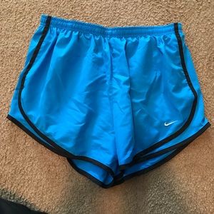 Blue & Black Nike running shorts